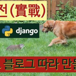 실전(實戰) Django(장고) 강좌 - 프로 블로그 따라 만들기